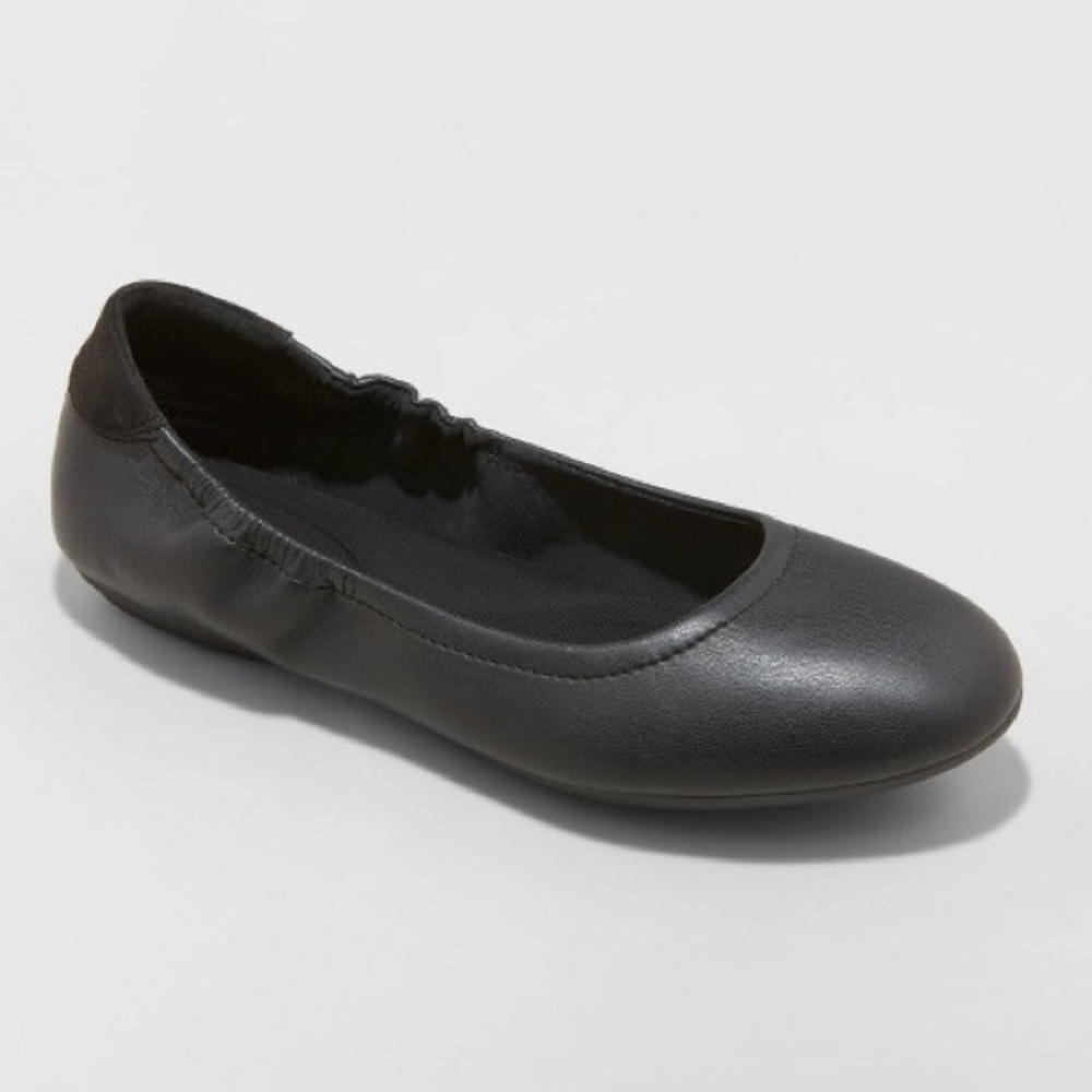 A New Day Women’s Meredith Ballet Flats Black Size 7 Round Toe